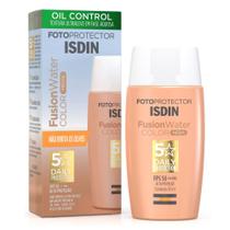 Protetor Isdin Fusion Water Color Média FPS50 Oil Control 50ml Protetor Isdin Fusion Water Color Média FPS50 Oil Control 50ml