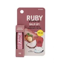 Protetor Labial Balm Up FPS10 Get Up Ruby Kisses