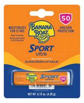 Protetor Labial Banana Boat Sport Ultra Stick Bastão Lip Balm FPS 50 Hidratante Bálsamo Protetor Labial Banana Boat Sport Ultra Stick Bastão Lip Balm FPS 50 Hidratante Bálsamo