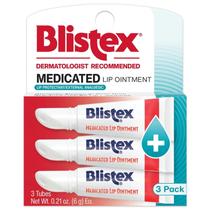 Protetor Labial Blistex Lip Balm Ointment Protectant SPF 15 3 Pack 6g Lábios Boca Secos Uso Diário Protetor Labial Blistex Lip Balm Ointment Protectant SPF 15 3 Pack 6g Lábios Boca Secos Uso Diário