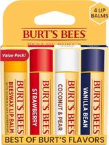 Protetor Labial Burt's Bees - Cera de Abelha, Morango, Coco e Pera