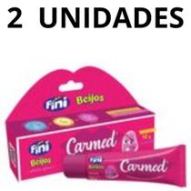 Protetor Labial Carmed Fini Dentaduras Banana 10g Tiktok 2 UNIDADES