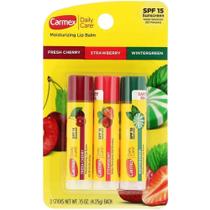 Protetor labial carmex bastao daily care sortido com 3