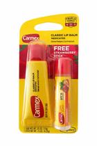 Protetor Labial Carmex Classic Balm Bisnaga Strawberry Morango Daily Care FPS 15 Bastão Stick Hidratante Protetor Labial Carmex Classic Balm Bisnaga Strawberry Morango Daily Care FPS 15 Bastão Stick Hidratante