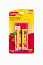 Protetor Labial Carmex Daily Care FPS 15 Morango Strawberry Lip Balm Bastão Stick Com 2Un Protetor Labial Carmex Daily Care FPS 15 Morango Strawberry Lip Balm Bastão Stick Com 2Un