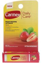Protetor Labial Carmex Daily Care Morango Strawberry 4,25g Hidratante Bastão Stick Protetor Labial Carmex Daily Care Morango Strawberry 4,25g Hidratante Bastão Stick