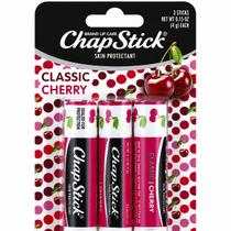Protetor Labial Chapstick Lip Balm Classic Cereja Cherry Bálsamo Bastão Stick Protetor Labial Chapstick Lip Balm Classic Cereja Cherry Bálsamo Bastão Stick