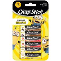 Protetor labial ChapStick Minions Banana Variety Packs para crianças 4 ml x 6 Protetor labial ChapStick Minions Banana Variety Packs para crianças 4 ml x 6