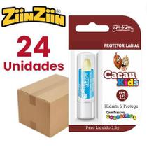 Protetor Labial Hidratante Cacau Kids C/FPS 15 BLISTER - Kit Com 6 Ou 24 Unidades Protetor Labial Hidratante Cacau Kids C/FPS 15 BLISTER - Kit Com 6 Ou 24 Unidades