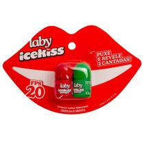 Protetor Labial Hidratante Laby IceKiss FPS 20 Sabores Cereja e Menta 2 Unidades de 3,5g cada