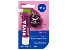 Protetor Labial Hidratante Nivea Amora Shine 4,8g