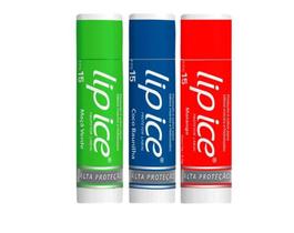 Protetor Labial Lip Ice One - Kit com 3 Unidades