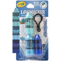 Protetor labial Lip Smacker Crayola Crayon empilhável azul transparente