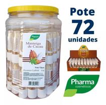 Protetor Labial Manteiga Cacau Pharma Pote C/ 72 Peças