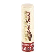Protetor Labial Manteiga De Cacau 2g Sabor Chocolate Safira Protetor Labial Manteiga De Cacau 2g Sabor Chocolate Safira