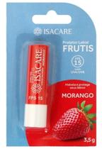 Protetor Labial Morango Fps 15 Com Cor Frutis Isacare 3,5g