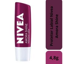 Protetor Labial Nivea Amora Shine 4,8G