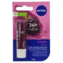 Protetor Labial Nivea Amora Shine Com Cor 4,8g Protetor Labial Nivea Amora Shine Com Cor 4,8g