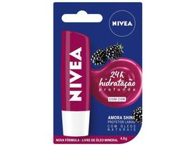 Protetor Labial Nivea Amora Shine - Hidratação Profunda 4,8g