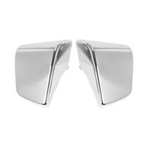 Protetor Lateral De Bateria Cromado Preto ABS Para Honda Shadow ACE VT400 VT750 Esquerdo E Direito