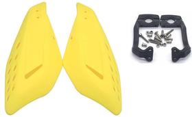Protetor Mão Amarelo Modelo Vector Para Moto Guidão 22Mm Protetor Mão Amarelo Modelo Vector Para Moto Guidão 22Mm