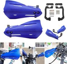 Protetor Mão Azul Modelo Rx Moto Universal Para Guidão 22mm
