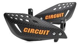 Protetor Mão Crf230 Yz250 Wr 250F Circuit Vec Carbon / Laran
