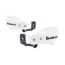 Protetor Mão Mx1 (haste Nylon) Branco - Biker Protetor Mão Mx1 (haste Nylon) Branco - Biker