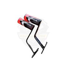 Protetor Mata Cachorro Slider Fan Titan Start 150 160 Nome Honda Reforçado Vermelho Branco e Preto