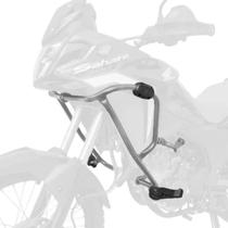 Protetor Motor Carenagem Com Pedaleira Sahara 300 2024 + Prata