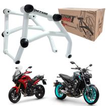 Protetor Motor Carenagem Stunt Race Cage Mt09 Mt 09 Branco 2014 A 2025 Protetor Motor Carenagem Stunt Race Cage Mt09 Mt 09 Branco 2014 A 2025
