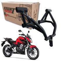 Protetor Motor carenagem Stunt Race Cb 300f Twister Cb300 Preto Fosco Protetor Motor carenagem Stunt Race Cb 300f Twister Cb300 Preto Fosco
