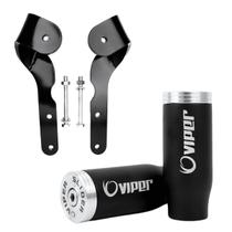 Protetor motor moto slider hornet 08 ed preto fosco viper