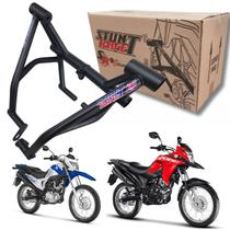 Protetor Motor Stunt Race Honda Xre 190 Nxr Bros 160 preto fosco