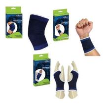 Protetor Muscular Joelho Mão Punho Pulso Elastica Esporte Mb