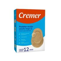 Protetor Ocular Adulto Bege Caixa com 12 Unidades Cremer Protetor Ocular Adulto Bege Caixa com 12 Unidades Cremer