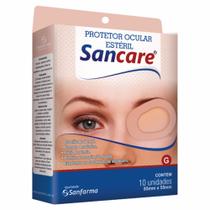 Protetor Ocular Estéril Com 10 Unidades Sancare - Grande