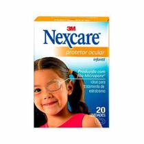 Protetor Ocular Infantil Nexcare 3m com 20 unidades Protetor Ocular Infantil Nexcare 3m com 20 unidades