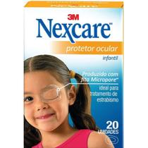 Protetor Ocular Nexcare Infantíl 20 unidades - 3m do brasil