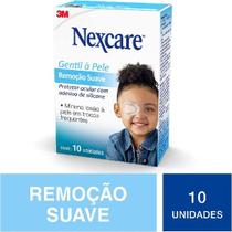 Protetor Ocular Nexcare Infantil Remoção Suave 10 Unidades