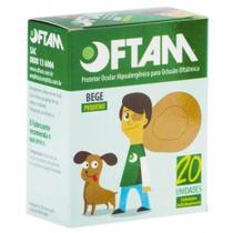 Protetor ocular Oftam Pequeno Bege 20un