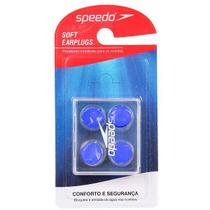 Protetor Ouvido Auricular Natação Ruídos Speedo SOFT Earplug Azul