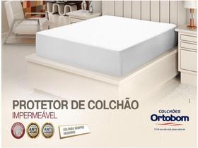 Protetor p/Colchão Queen Impermeável Ortobom Branco 2x1,60m
