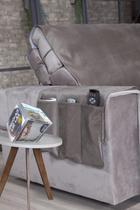 Protetor p/ Sofá Retrátil de 2 módulos medindo 2,70m Contando com os Braços (2,20m sem contar os Braços) Camurça Suede