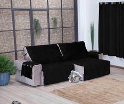 Protetor p/ Sofá Retrátil de 2 módulos medindo 3,00m Contando com os Braços (2,50m sem contar os Braços) Camurça Suede