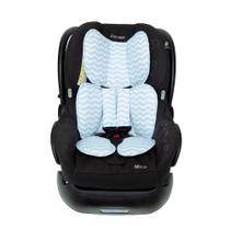 Protetor para Bebê Conforto/Cadeirinha de Carro-Chevron Azul