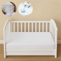 Protetor Para Berço Impermeável Matelado Capa Antialérgica Bebê Segura Xixi Antimofo Toque Macio Não Esquenta Protetor Para Berço Impermeável Matelado Capa Antialérgica Bebê Segura Xixi Antimofo Toque Macio Não Esquenta