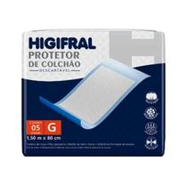 Protetor para Colchão Higifral G c/5und Toque de Algodão Super Absorvente Protetor para Colchão Higifral G c/5und Toque de Algodão Super Absorvente