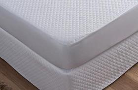 Protetor Para Colchão Impermeável Matelado Solteiro - Branco