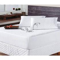 Protetor Para Colchão Solteiro Impermeável Matelado Branco